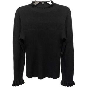 Long Sleeve Shirt, Black - Size 1X